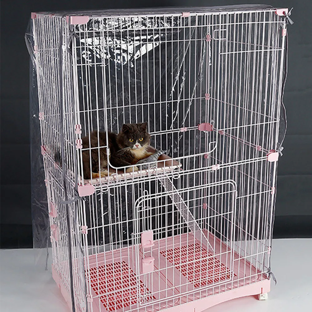 Visuable ПЭТ клетке крышка Водонепроницаемый Кошка Ящик Чехлы для мангала