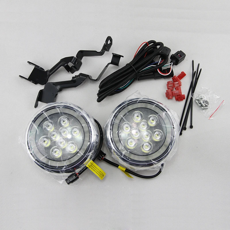 US $134.09 Front Bumper Led Halo Ring Rally DRL Daytime Driving Fog Lights For Mini Cooper R55 R56 R57 R58 R60 E4 R87 Mini Rally Lights