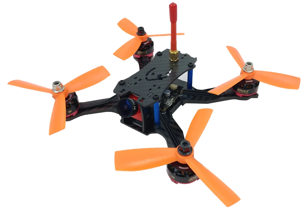 PHISITAL Beetle PX5 220mm Drone Quadcopter Carbon Fiber FPV Frame for FPV RC Racing/4mm arm plate/5 inch propeller