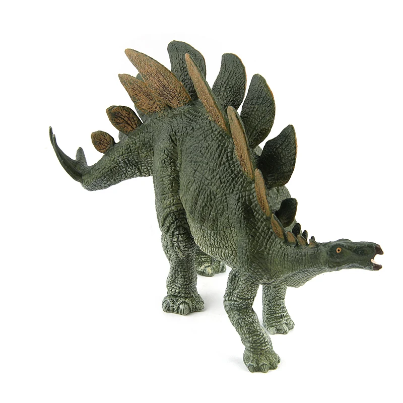 Динозавров Юрского периода модели Пластик фигурки животных Игрушечные лошадки Стегозавр коллекция обучения подарок # E
