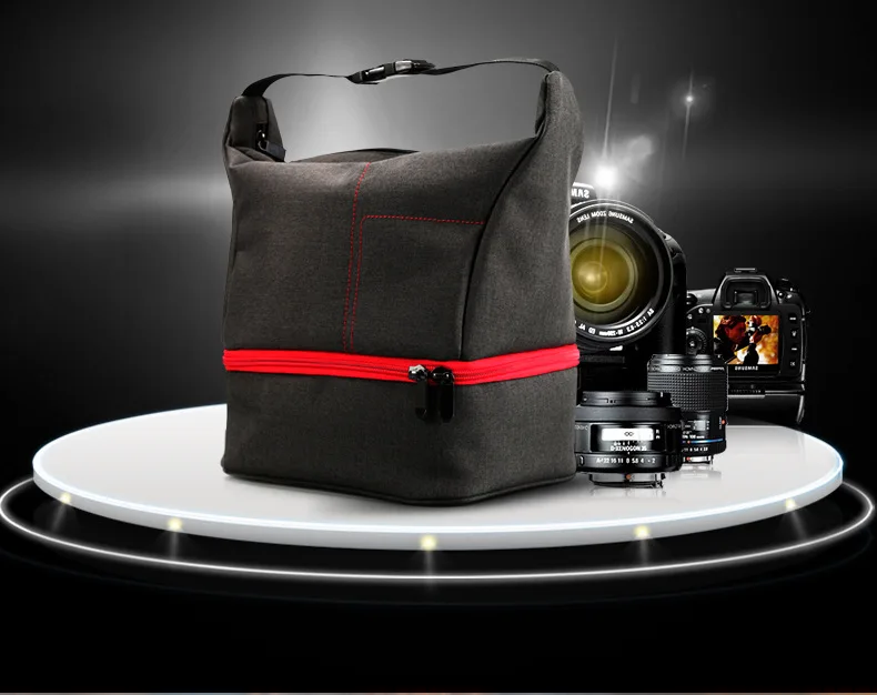 Уличная DSLR камера сумки цифровая фотография сумка на плечо устойчивые сумочки к истиранию для sony a6000 Canon d5300 Nikon 1300d