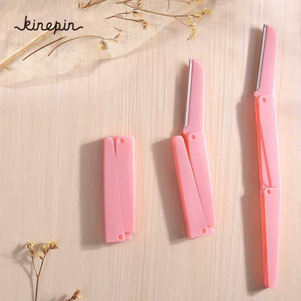 3Pcs/Pack Eyebrow Razor, Portable folding,Facial Hair Remover Eyebrow Trimmer,Sharp Mini Makeup Knife Shaper Shaver For Women