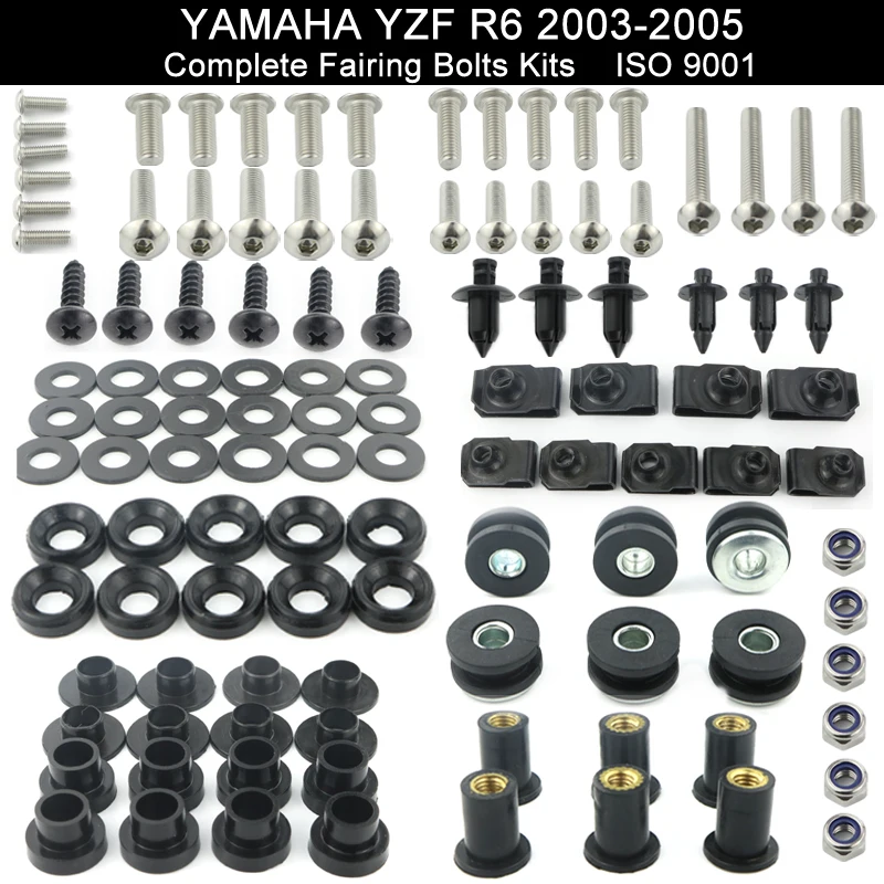 For Yamaha YZF R6 YZF R6 2003 2004 2005 R6S 2006 2007 2008 2009 Full
