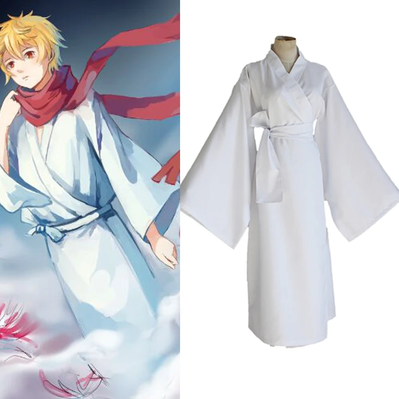 Noragami Bishamon ARAGOTO Cosplay Costume White Purple Bathrobe Kimono Noragami Bishamon ARAGOTO Cosplay Costume White Purple Bathrobe Kimono