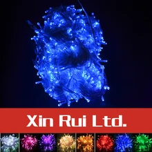 Waterproof 50 M 400 LED 220V EU 8 Flashing Mode Christmas Lights Outdoor New Year Lights Christmas Decorations For Home