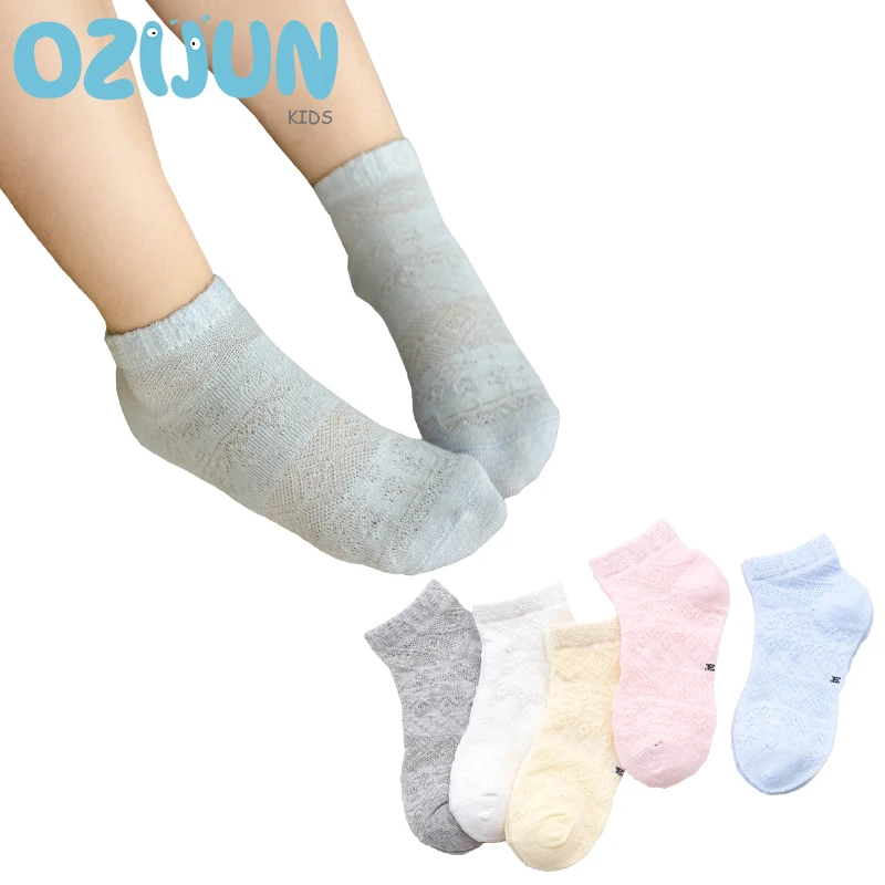 

10PCS =5 Pairs Pack New Spring Summer Girls Clothing Mesh Cotton Socks Sets Baby Girls Ankle Socks Children Kids Baby Socks