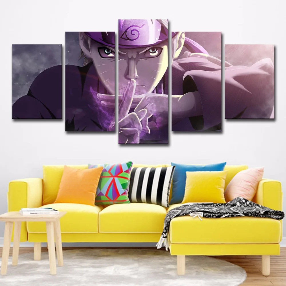 

Modular 5 Pieces Printed Pictures HD Prints and Posters Naruto Shippuuden Canvas Paintings Living Room Home Decor Wall Art Gifts