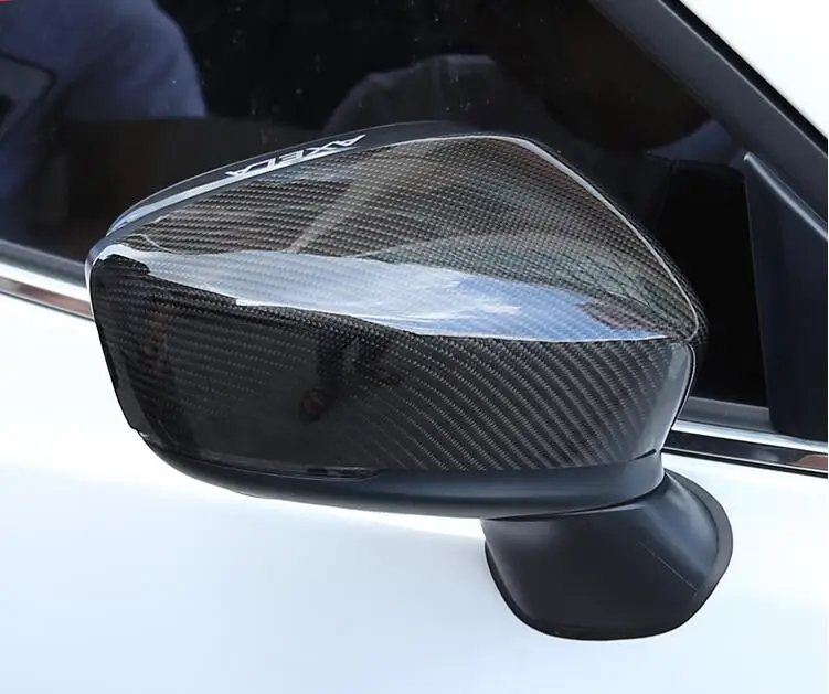 2pcs Full Replacement Carbon Fiber font b Car b font Side font b Mirrors b font