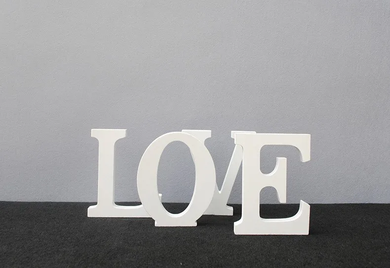 4 шт. любовь свадьба знак 15*13*2 см Свадебные украшения любовные буквы