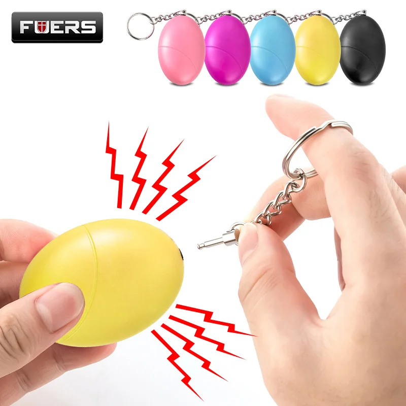 Fuers 1pcs 120DB Keychain Alarm Self Defense Women Security Personal Safety Scream Loud Self Defense Keychain Alarm Self Defence