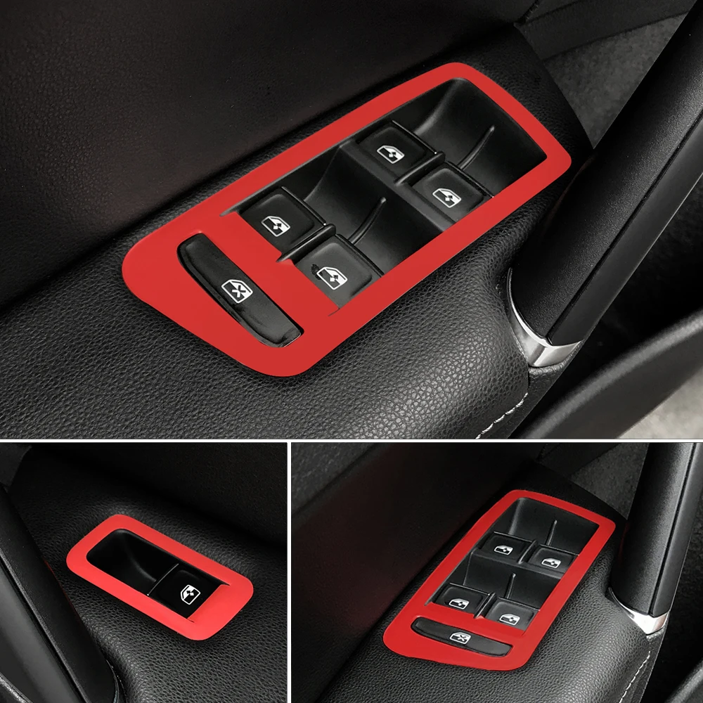 Автомобильная дверная ручка отделка оконный переключатель панель из углеродного волокна пленка для автомобиля-Стайлинг наклейка для Volkswagen VW Golf 7 MK7 аксессуары