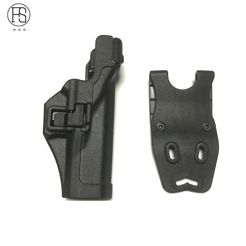 

FS New Tactical Hunting Compact Handgun Quick Draw Right Hand Gun Holster W/ Paddle for Glock 17/22/19/23/32 Waist Holster