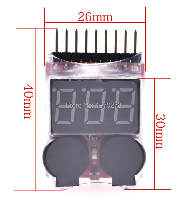 Новинка тестер напряжения 1-8S Lipo/li-ion/Fe 2в1 низкого звуковая сигнализация Лидер