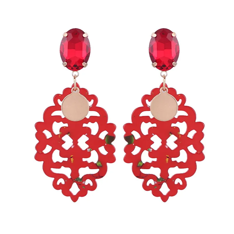 Earrings for woman Red