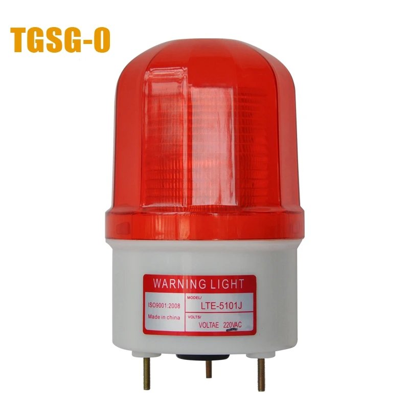

LTE-5101J AC/DC12V-380V Flashing Warning Lamp Alarm with Sound 90dB LED warning lights Alarm lamp