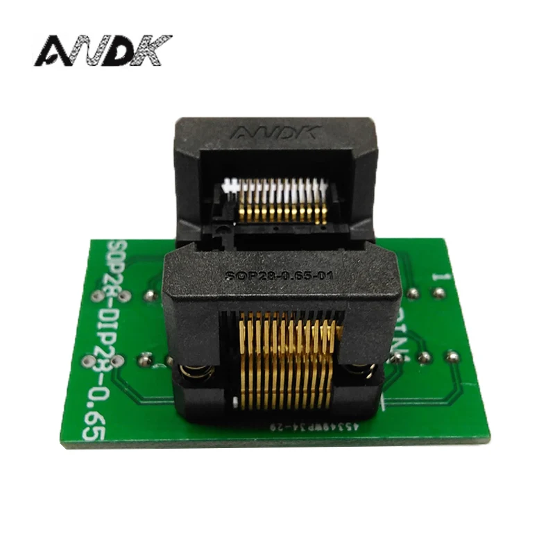 SSOP24 TSSOP24 to DIP24 Programming Socket Pin Pitch 0.65mm IC Body ...