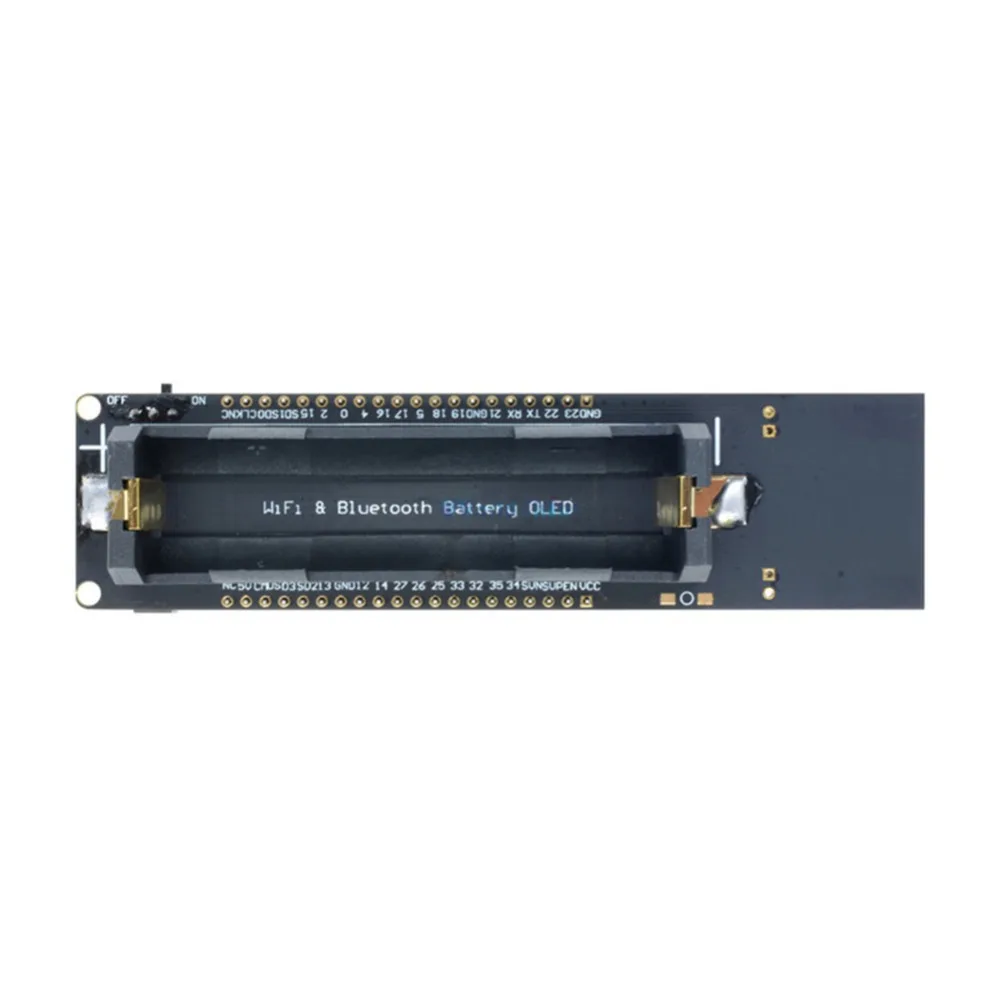 5 шт. макетная плата для модуля ESP32 OLED дисплей 0 96 дюйма литиевая батарея 18650 Wi Fi