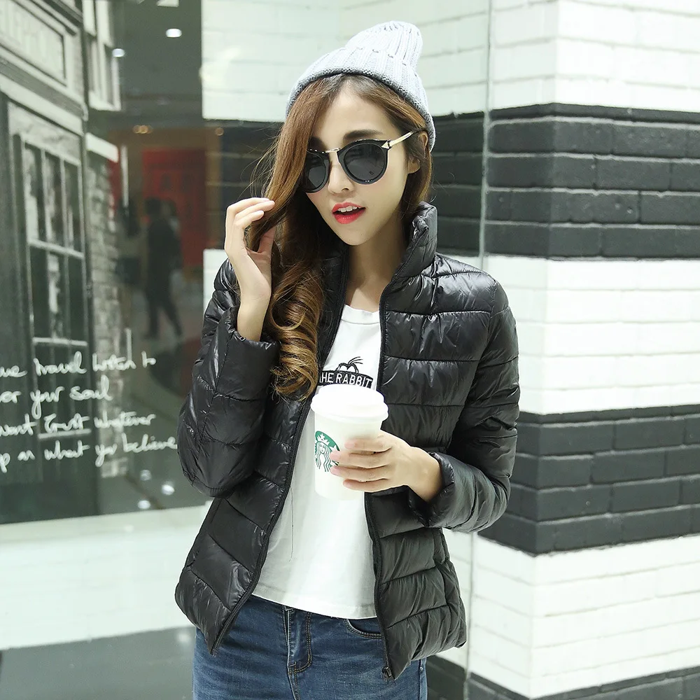 Women cotton coat fashion super thin warm coat jacket slim women coat