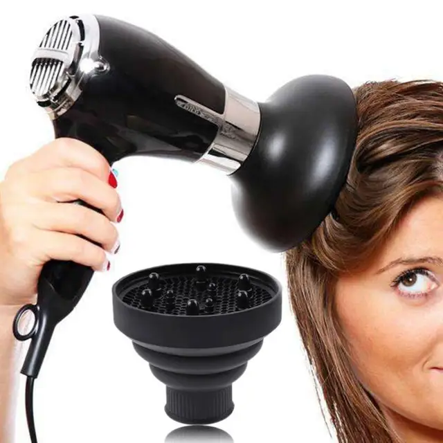 Best Price High Folding Black Hairdryer Diffuser Cover Temperature Resistant Silica Gel Collapsible Hairdryer Diffuser Cover Hair Care Tool Best Price High Folding Black Hairdryer Diffuser Cover Temperature Resistant Silica Gel Collapsible Hairdryer Diffuser Cover Hair Care Tool