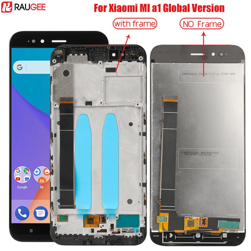 ЖК-для Xiaomi mi A1 ЖК-экран с рамкой дигитайзер Сенсорная панель Замена для Xiaomi mi A1 A 1 mi A1 ЖК-дисплей