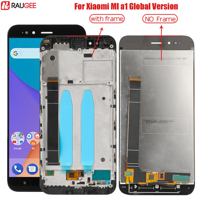 

Lcd For Xiaomi Mi A1 Lcd Screen Display With Frame Digitizer Touch Panel Replacement For Xiaomi MiA1 A 1 Mi A1 Lcd Display