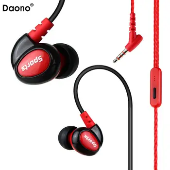 

Waterproof IPX5 Earphones HIFI Stereo Bass Headphones Sports Running Headset Ear Hook Sweatproof Earbuds Handsfree With Mic