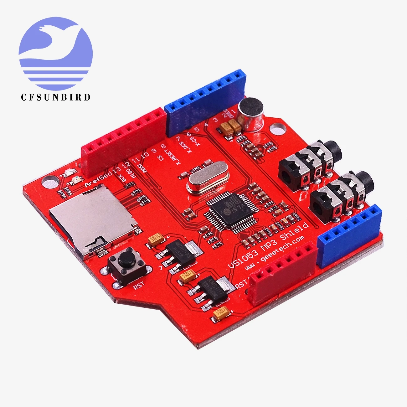 CFsunbird VS1053 VS1053B Stereo Audio MP3 Player Shield Record Decode