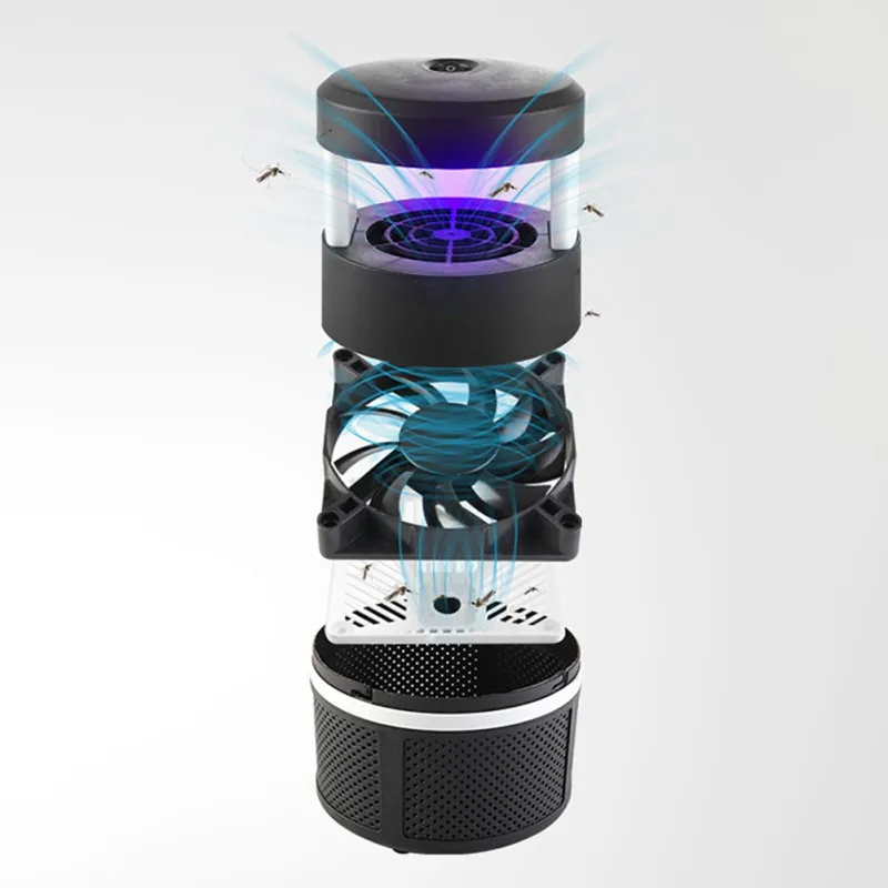 5 Вт светодиодный Электрический москитная убийца лампа Fly ошибка насекомых Zapper вредителей ловушка света челнока