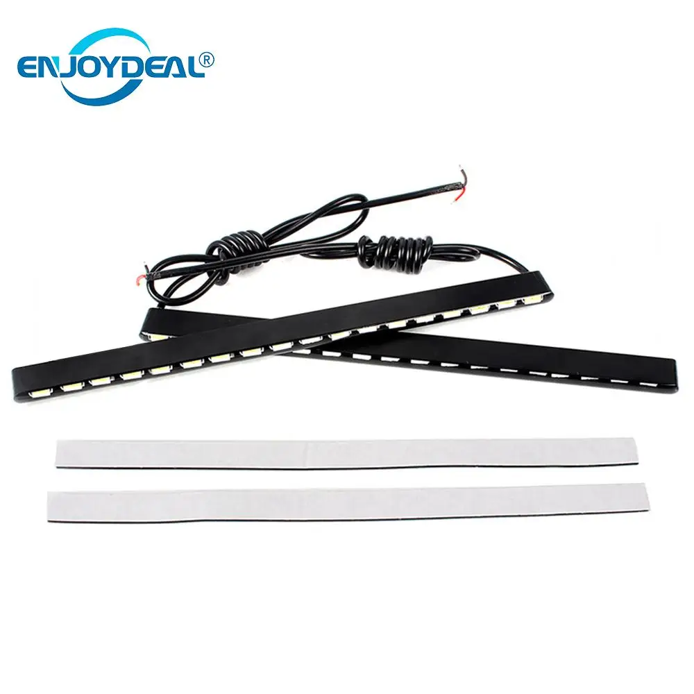 2 шт. 7030 SMD 12/14/18 LED C ar дневные ходовые огни D RL Противотуманные фары супер яркий