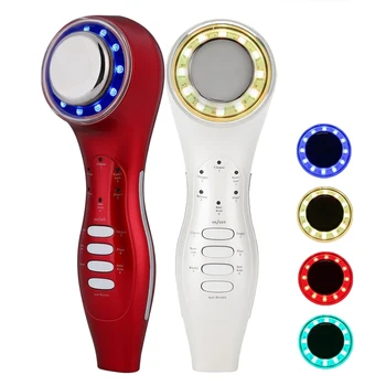 

Ultrasonic Facial Beauty Machine Pore Shrink Wrinkle Removal Led Photon Skin Lifting Anti-aging Beauty Face Skin Care Device