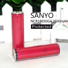 1 pcs . . 2015 original novo Sanyo NCR18650GA 18650 3500 mAh bateria de lítio de proteção para descarga contínua