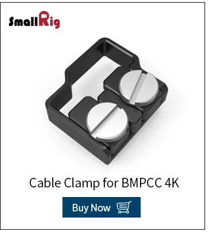 SmallRig BMPCC 4K быстросъемная клетка для камеры, половинная клетка для карманного кинокамеры Blackmagic, 4 K/6 K W/Manfrotto 501PL plate