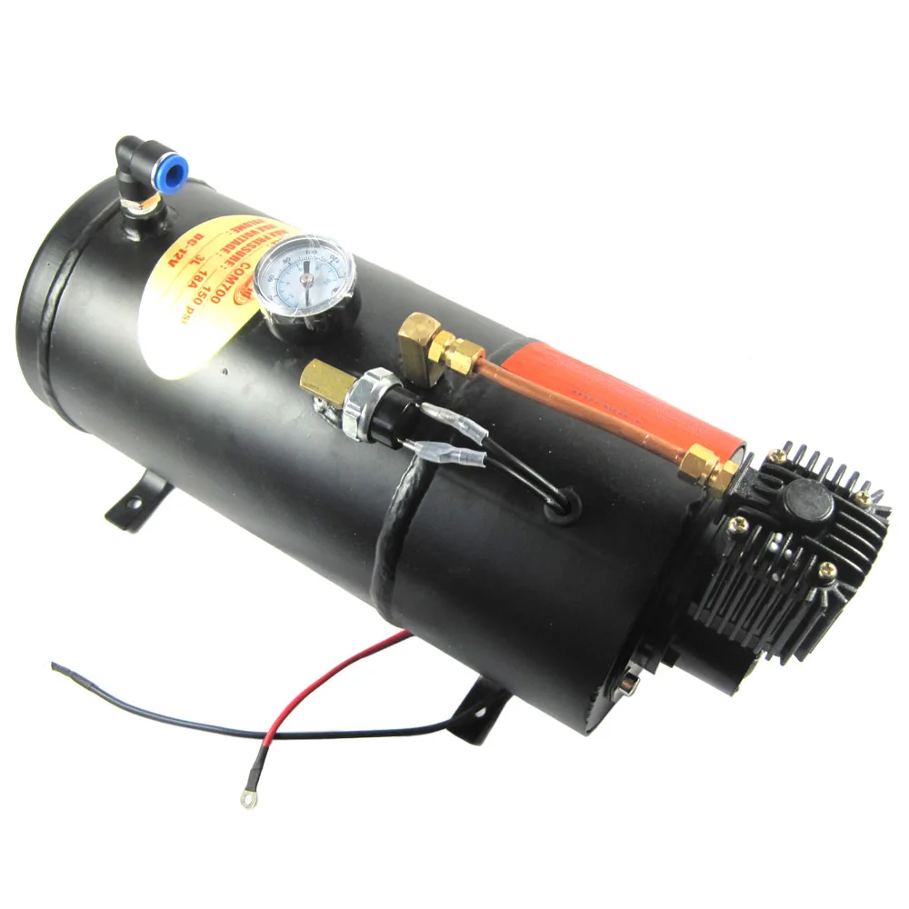 Бесплатная доставка Черный рожок поезда комплект громкий 2 труба с 120 PSI воздушный