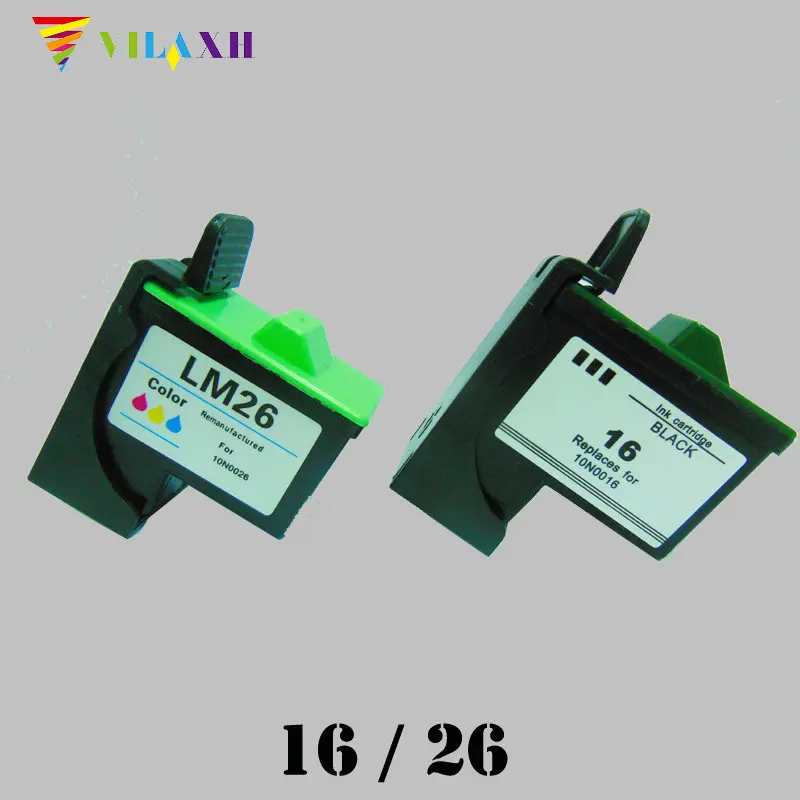 Vilaxh для Lexmark 16 26 чернильные картриджи i3 z617 Z13 Z23 Z25 Z33 Z35 Z513 Z515 Z603 Z605 Z611 Z615 Z645 X2250 X74|lexmark