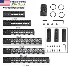 7'" 10" 12''13. " 15" свободное поплавковое цевье для винтовки с крышкой Keymod для охотничьего следа тактическое винтовое кольцо с возможностью монтирования черное