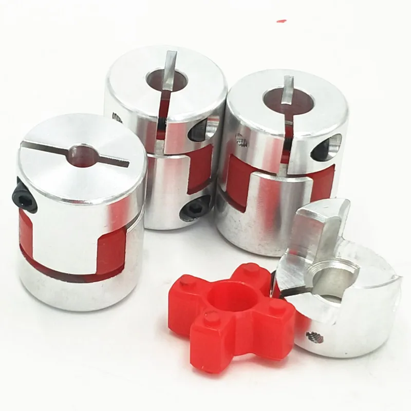 Free Shipping 6.35mm to 8mm jaw shaft coupling spider Stepper Motor