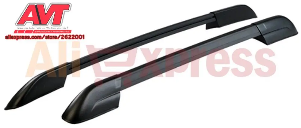 

Roof rails for Lada Niva 4x4 5D car styling roof rack side rails bars a pair protective cover plastic ABS decoration