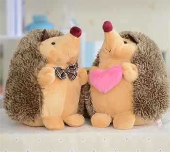 

1 Pcs Cute 17cm Kawaii Super Hedgehog Plush Toy Creative Lovers Couple Plush Toy Wedding Doll Cartoon Stuffed Toy Doll