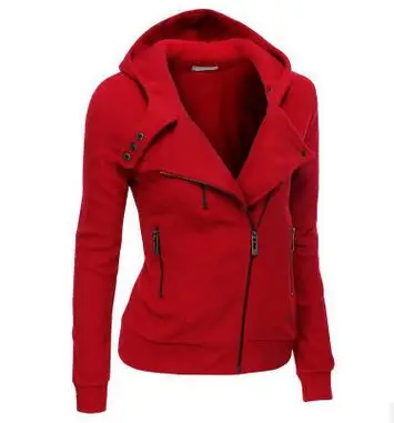 New Spring Women hoodies sweatshirts zipper V Neck Long Sleeve Warm Female Hoodies jacket Sudaderas