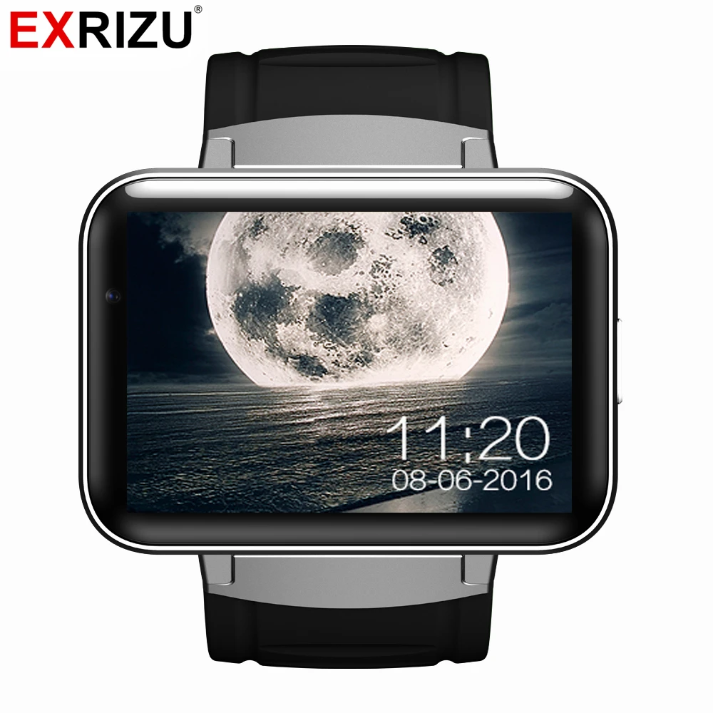 

EXRIZU DM98 Android 4.4 OS Smart Watch Phone MTK6572 2.2 inch HD LED Screen 900mAh Battery 512M + 4G WCDMA GPS WIFI Smartwatch