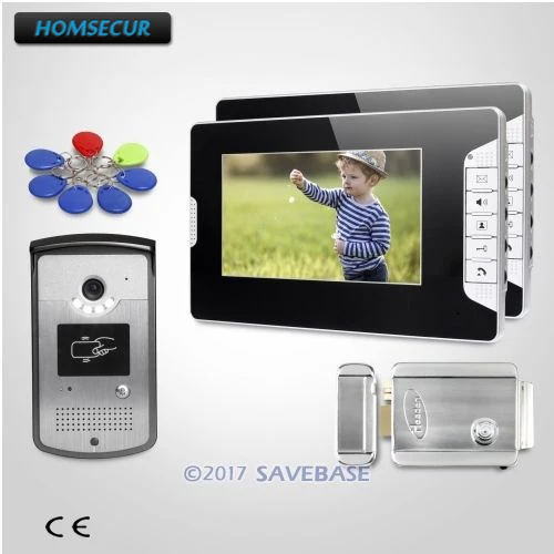 

HOMSECUR 7" Wired Video Door Entry Security Intercom with Mute Mode for Home Security