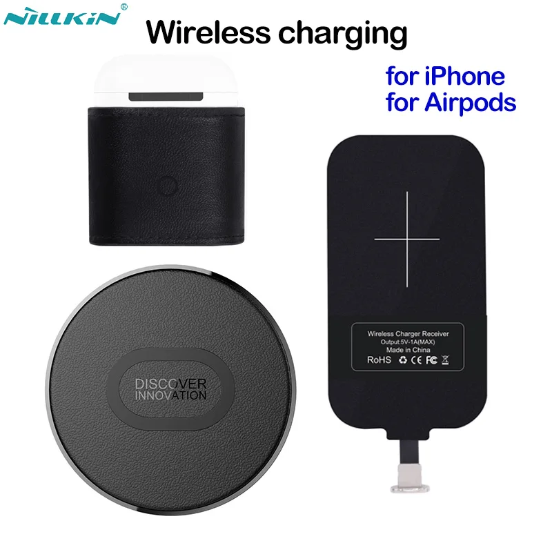 Nillkin Mini Qi Беспроводное зарядное устройство для Apple iPhone 5 6s 7 8 Plus X XR XS Max беспроводной