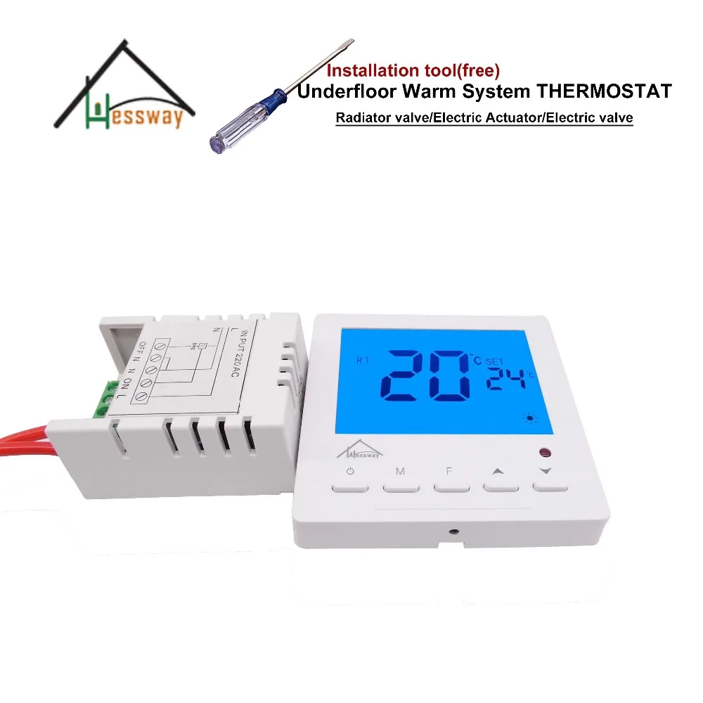 Underfloor heating Thermal Electric Actuator thermostat Warm Floor  with Manifold valve control