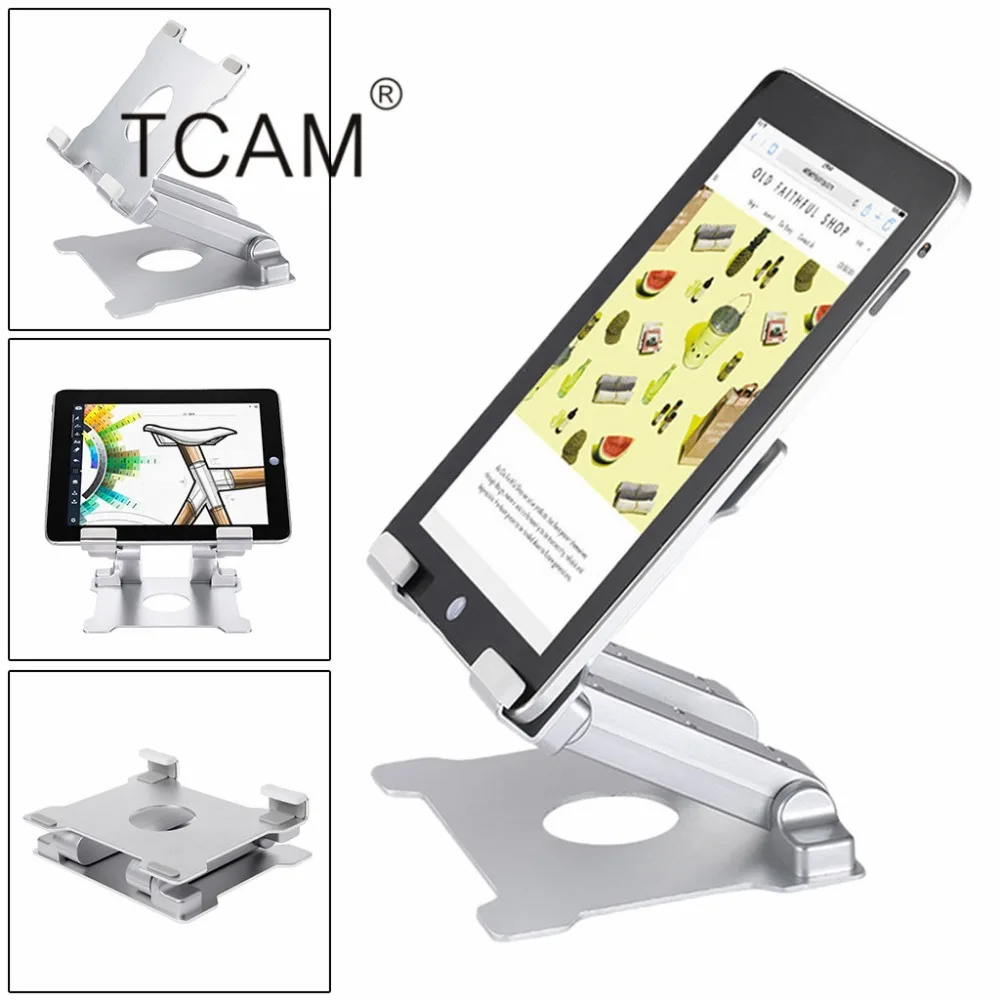 Алюминиевый держатель для планшета складной настольный держатель для iPad Surface Pro