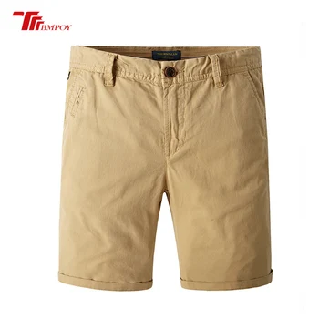

Men shorts Leisure Solid color Shorts Washed Cotton Casual Loose Knee Length Male Button Fly Mid Shorts 2201