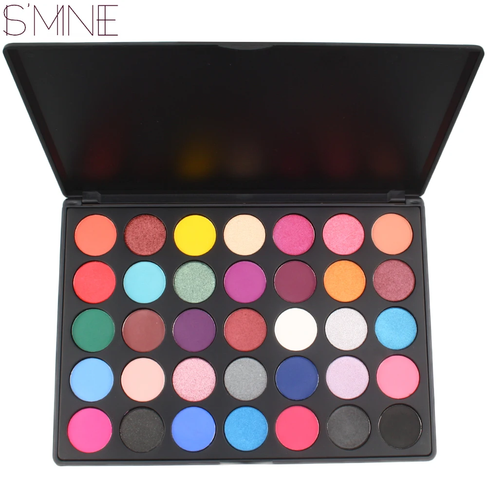 ISMINE 35 цвет тени pallete матовый Shimmer Палитра теней для макияжа Палитра 35 s макияж век Косметика комплект