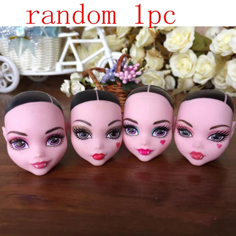 1/6 DIY кукла голова для Monster High кукла BJD кукла практичная Монстр демон голова без волос куклы аксессуары детские игрушки