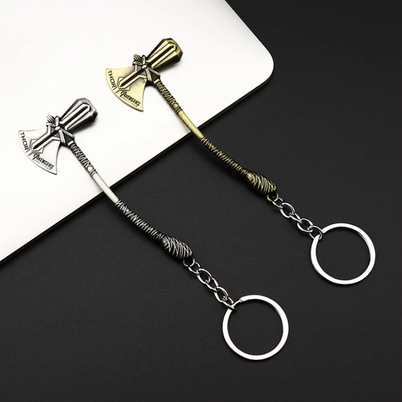

Auto Keychain Stainless Steel Car Key Ring High-grade Simulation Storm Axe Key Chain Keyring Keyfob Pendant Car Styling Tools