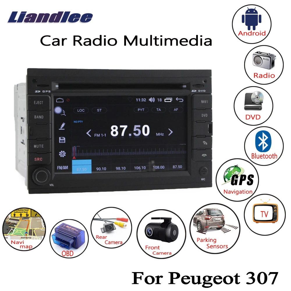 Perfect Liandlee For Peugeot 307 2002~2013 Android Car Radio CD DVD Player GPS Navi Navigation Maps Camera OBD TV HD Screen Multimedia 0 Perfect Liandlee For Peugeot 307 2002~2013 Android Car Radio CD DVD Player GPS Navi Navigation Maps Camera OBD TV HD Screen Multimedia 0