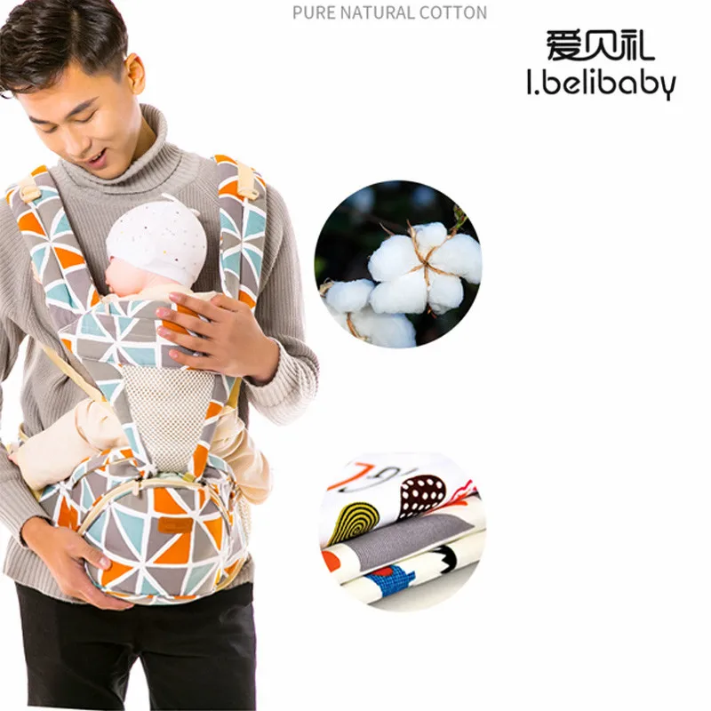 

Ibelibaby Baby Carriers High Quality Hipseat Nursing Cover Comfortable Organic Cotton Toddler Carrier Pouch Wrap Sling for Baby